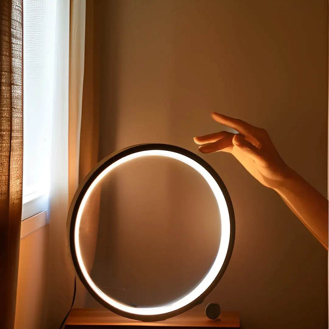 Halo glo lamp | LED minimalistische dimmbare runde Tischlampe