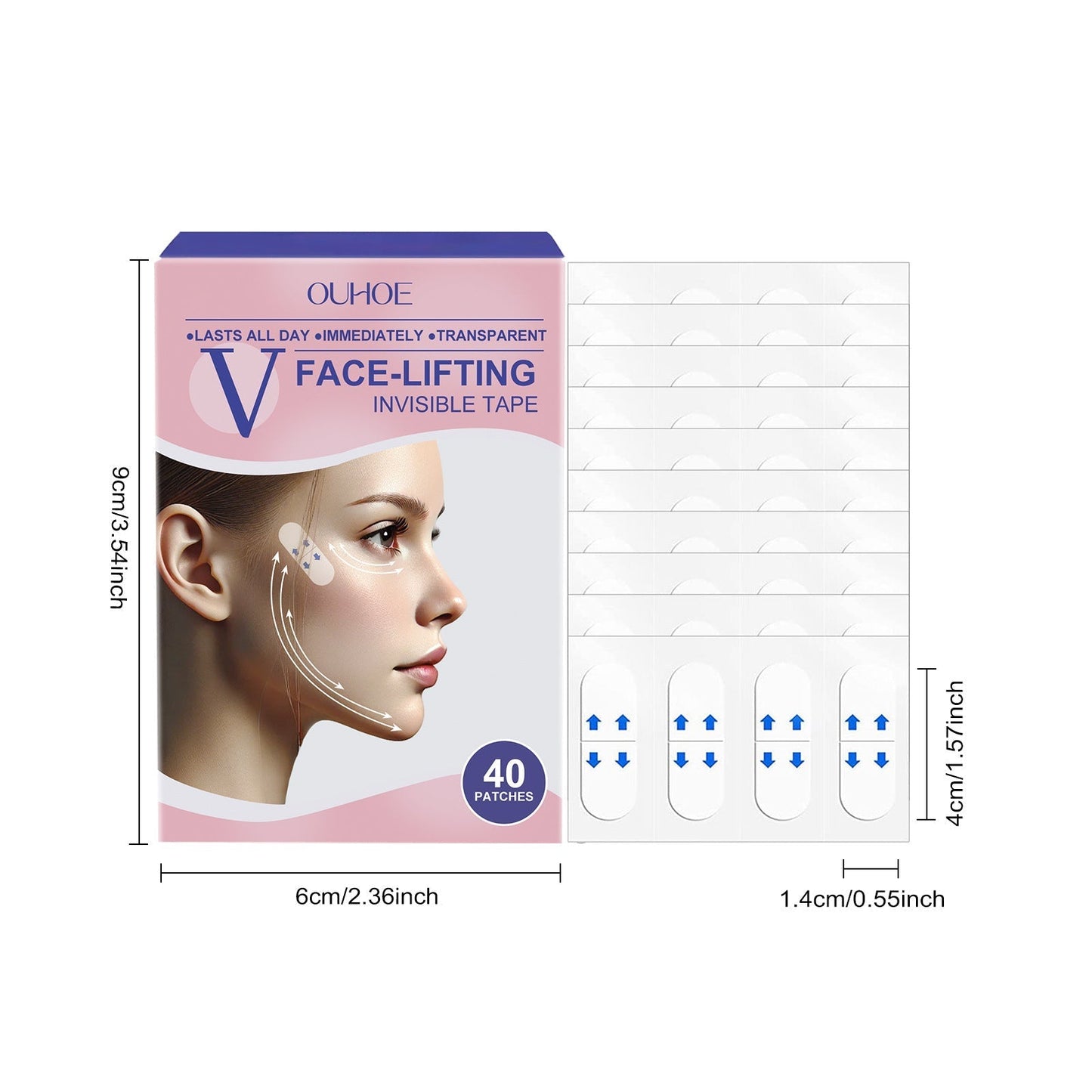 Jeune™ - Unsichtbares Facelifting Tape