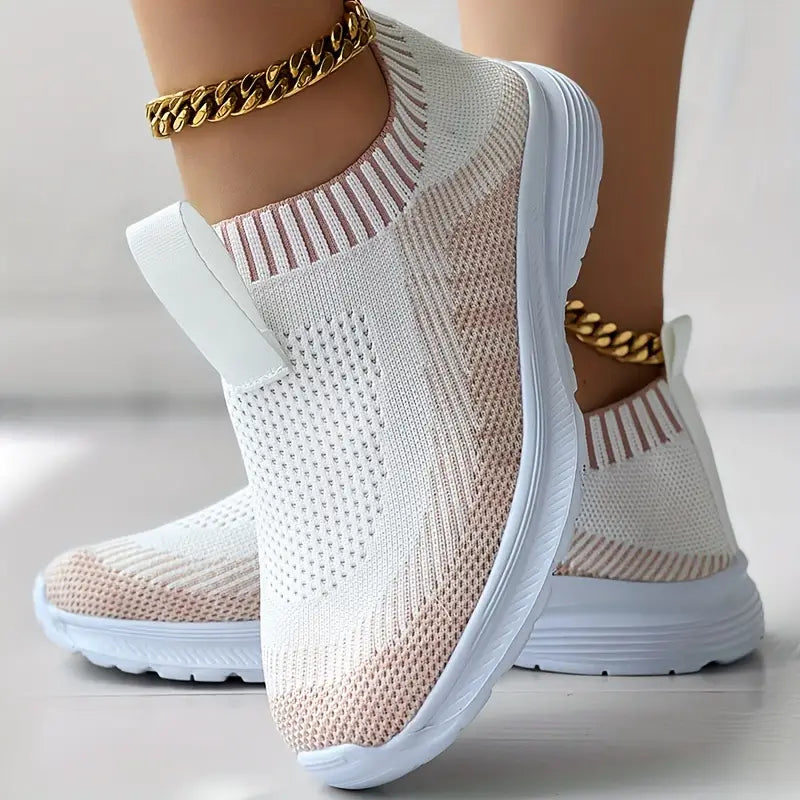 Harper | Atmungsaktive Strick-Sneaker mit Kontrastdesign