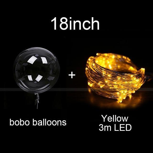 Wiederverwendbare LED-Luftballons zur Beleuchtung Ihrer Partys (X10)