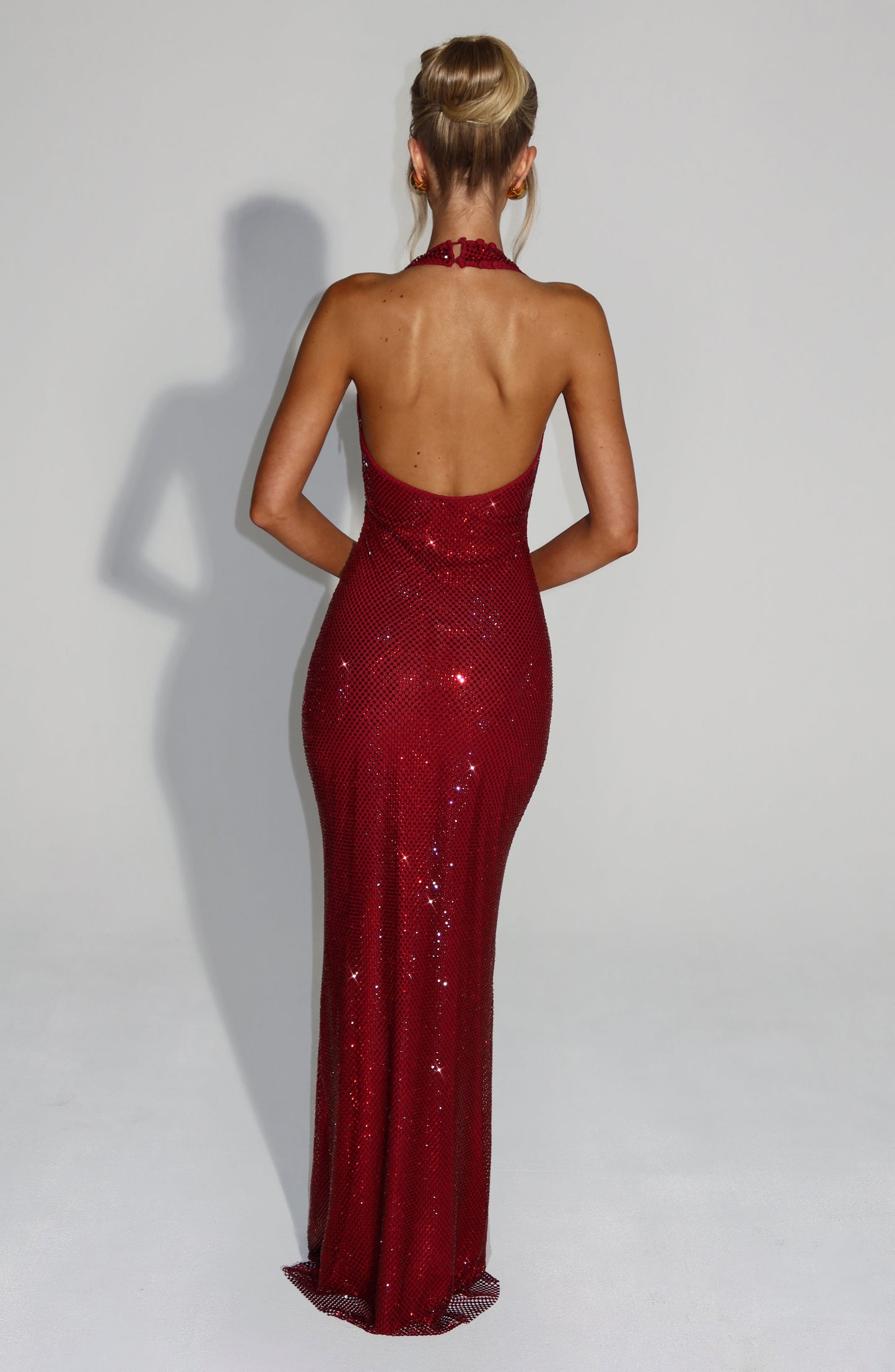 Starla Maxi Kleid - Wein