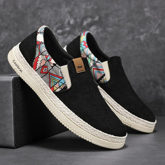 Archie | Flache Segeltuchschuhe