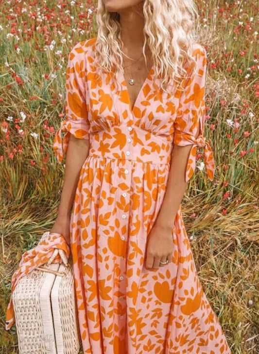 Arya | Stilvolles langes Sommerkleid