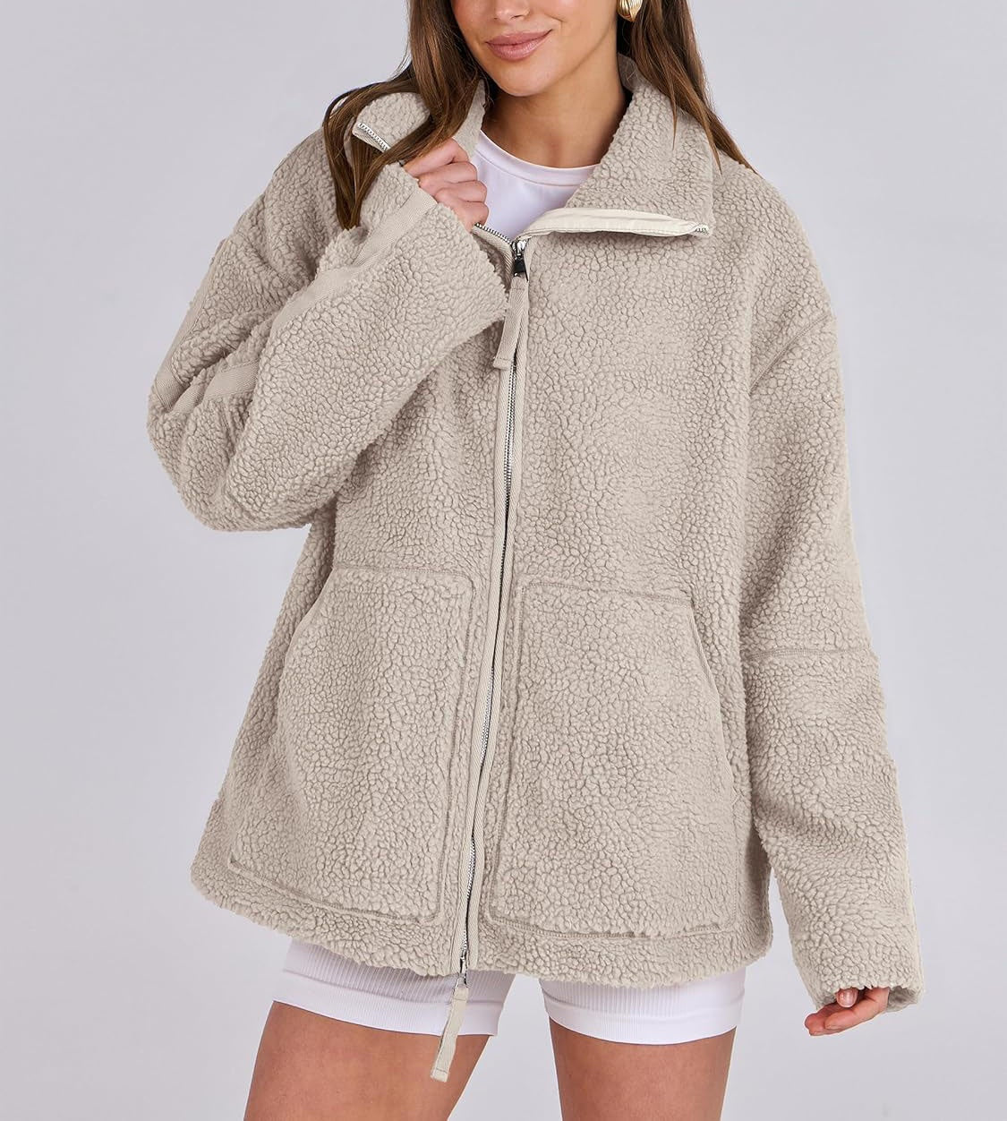 Luxus Fleece-Jacke