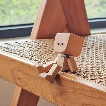 HappyTimber – Holzschwingfigur mit 12 magnetischen Emotionen