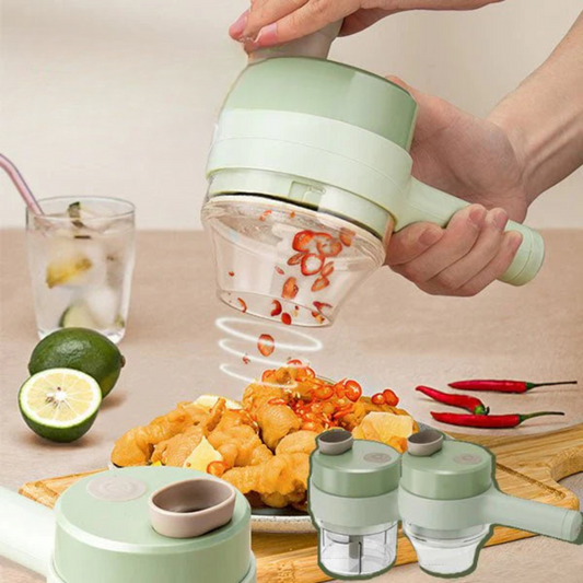 Vielseitiger 4-in-1-Zerkleinerer