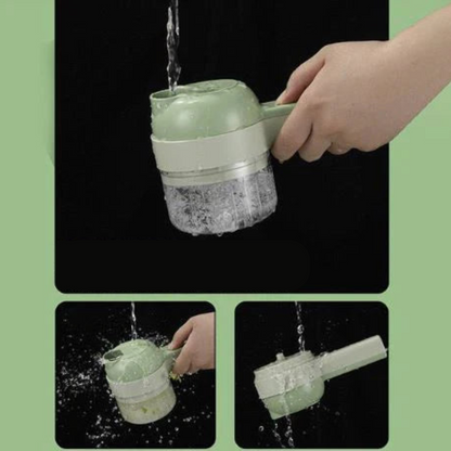 Vielseitiger 4-in-1-Zerkleinerer