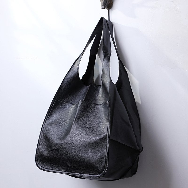 Schick & Geräumig – Schulter- & Tragetasche aus PU-Leder