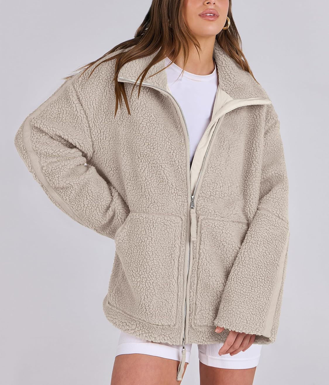Luxus Fleece-Jacke