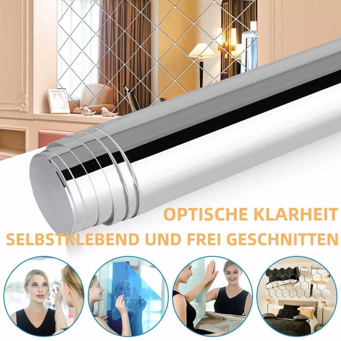 Ultra-flexibler Spiegel - sicher und bruchsicher