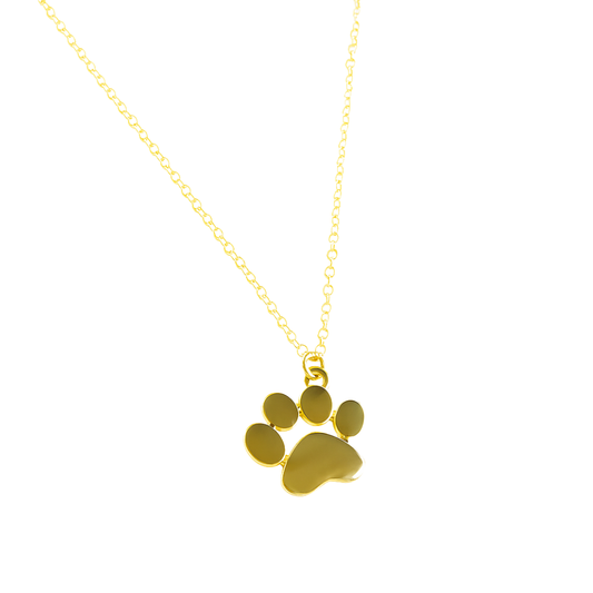 LYA – Elegante Silber-Pfoten-Halskette