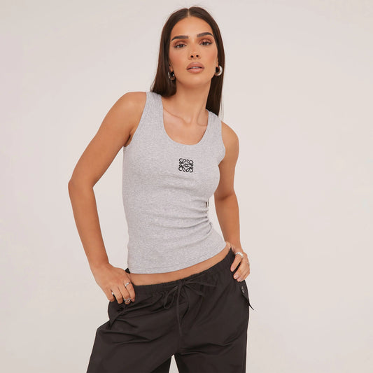Ella | Stylisches Tank-Top mit Logo-Detail
