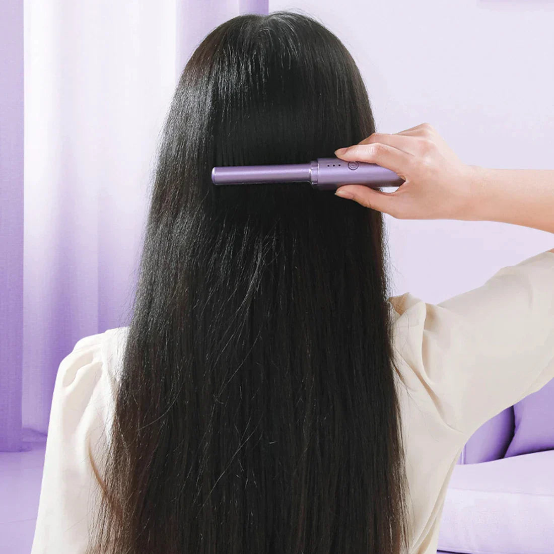 Glattes, frizzfreies Haar