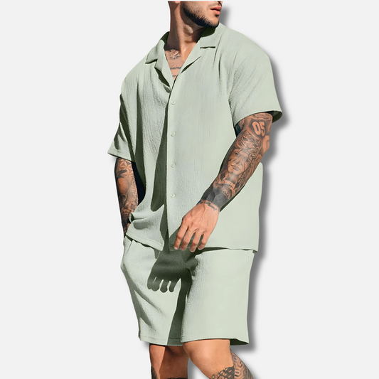 Matan | Leinenhose und Bluse für Männer