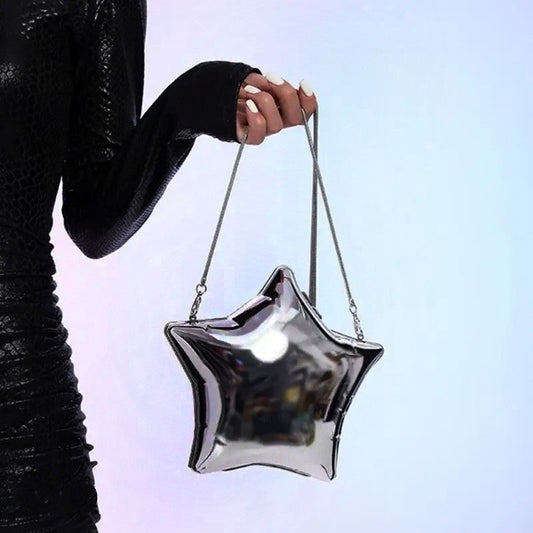 Glitzernder Stern Stylische Handtasche