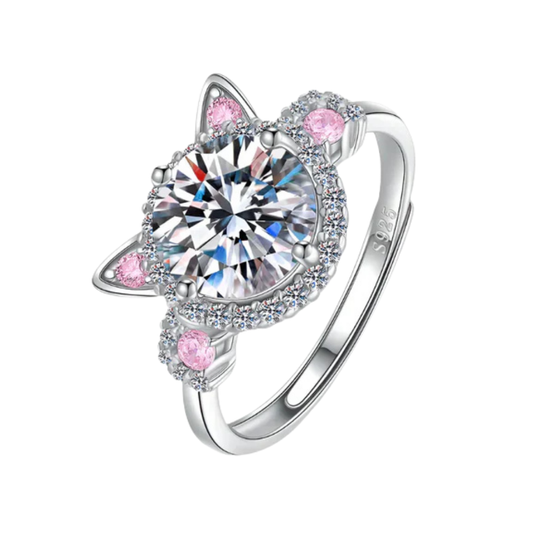 MINA – Verstellbarer Katzenohren-Ring