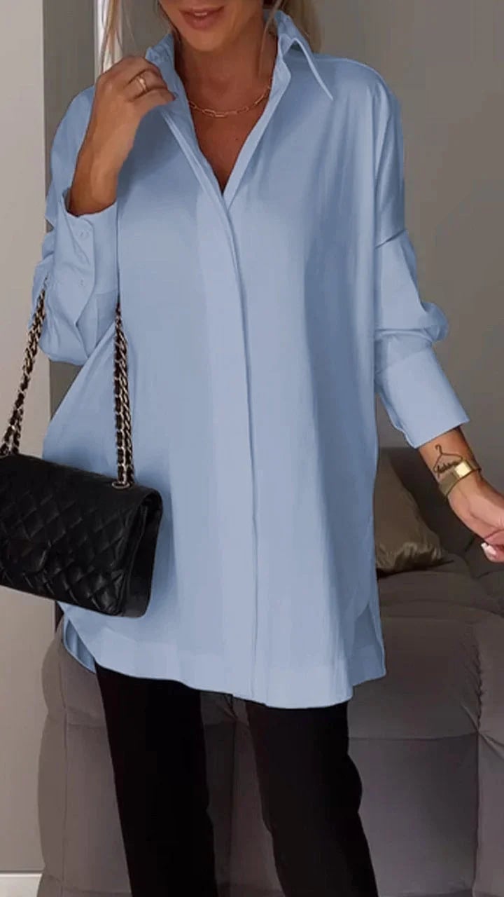 Lange Polo-Bluse
