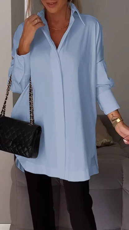 Lange Polo-Bluse