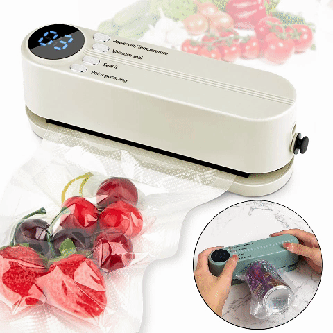 3-in-1 kabelloses Mini-Vakuumiergerät – Frische Lebensmittel und mehr bewahren
