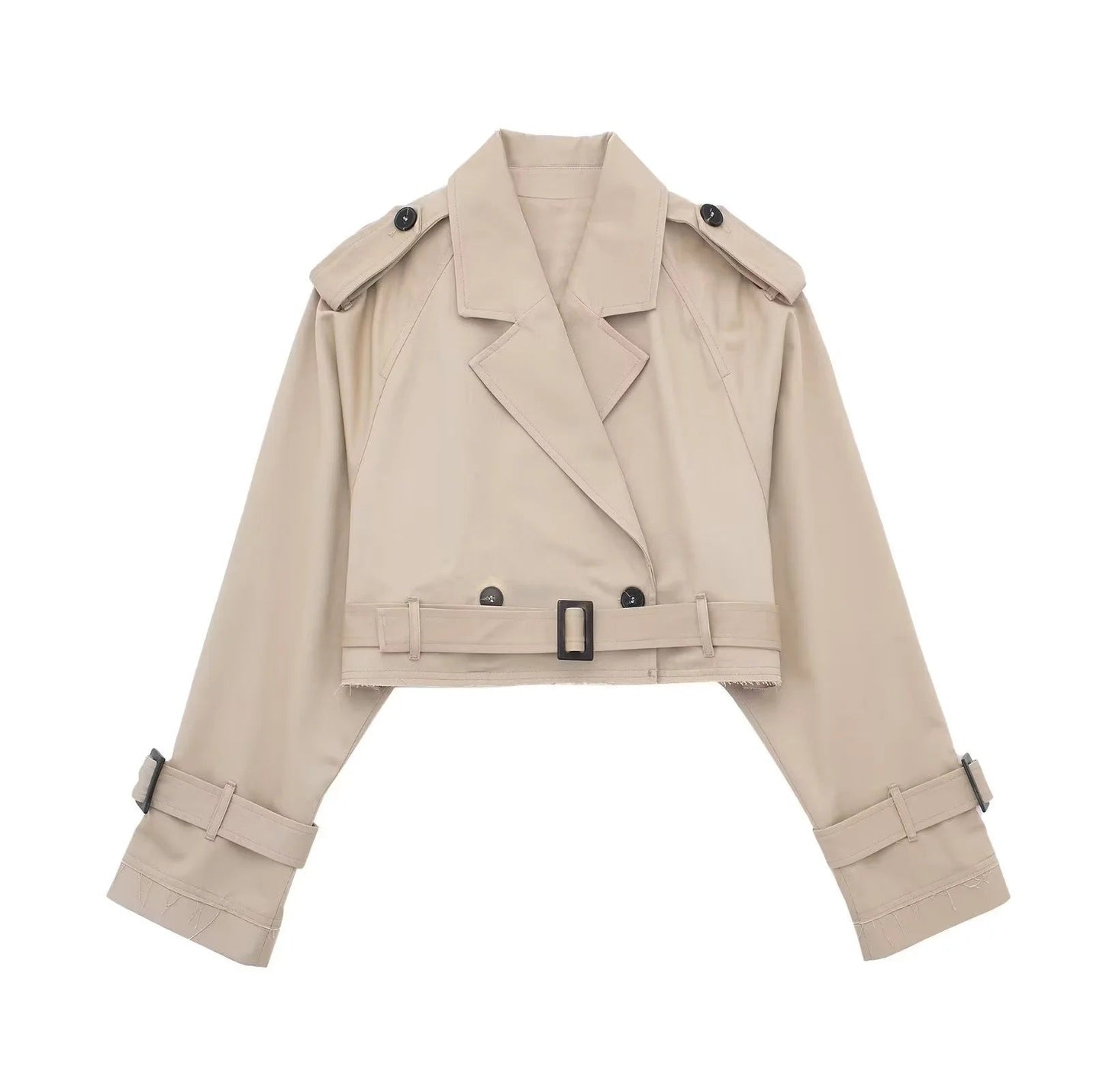Yara - Stilvoller kurzer Trenchcoat