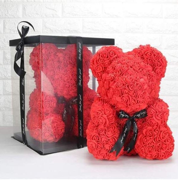 Valentinstags-Rosenteddy – Geschenk ewiger Liebe