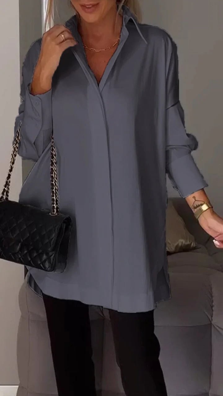 Lange Polo-Bluse