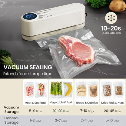 3-in-1 kabelloses Mini-Vakuumiergerät – Frische Lebensmittel und mehr bewahren