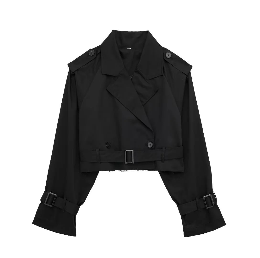 Yara - Stilvoller kurzer Trenchcoat
