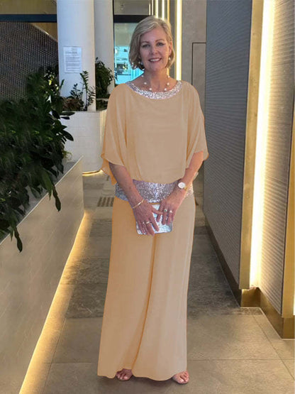 Manuela™ GlitzerZweiteiler Pailletten Zweiteiliges Outfit