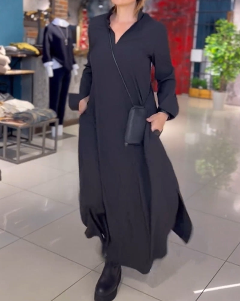 Verena™ Weiches Langes Stretchkleid