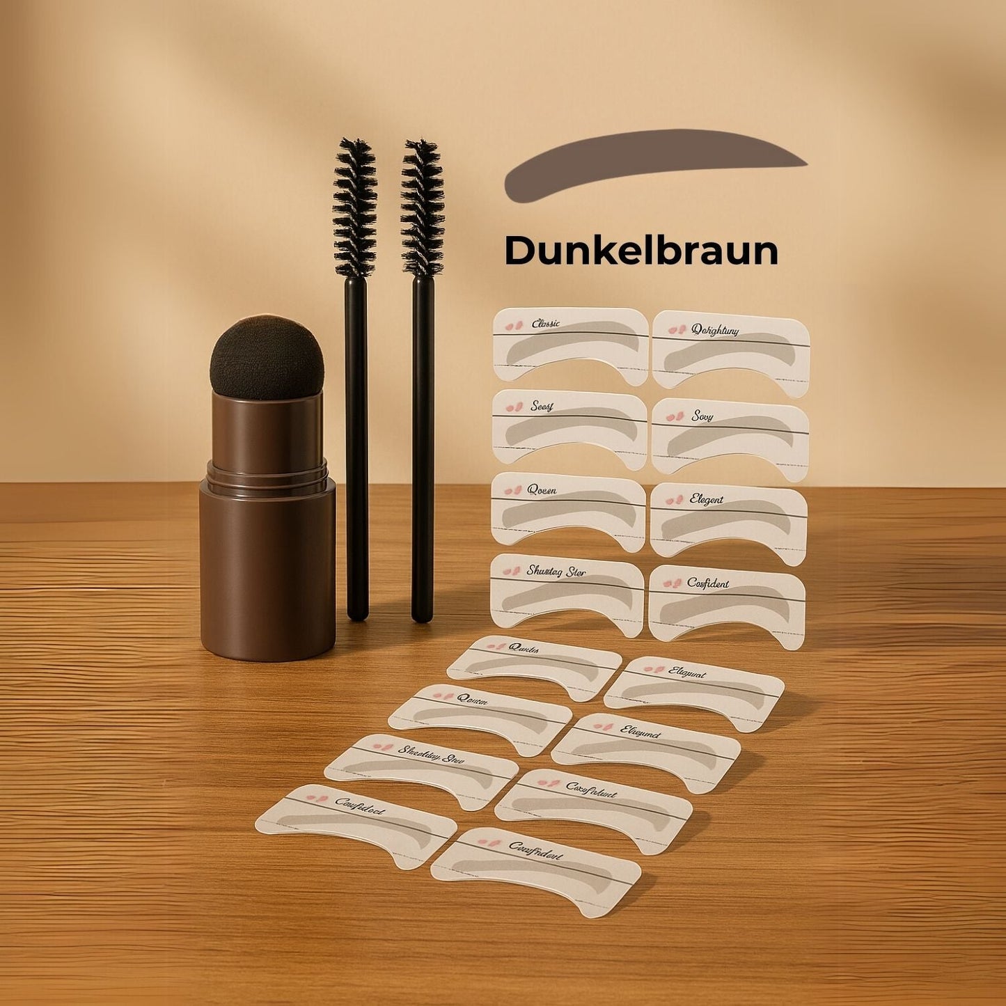 BrowStamp™ - Augenbrauenstempel-Styling-Set