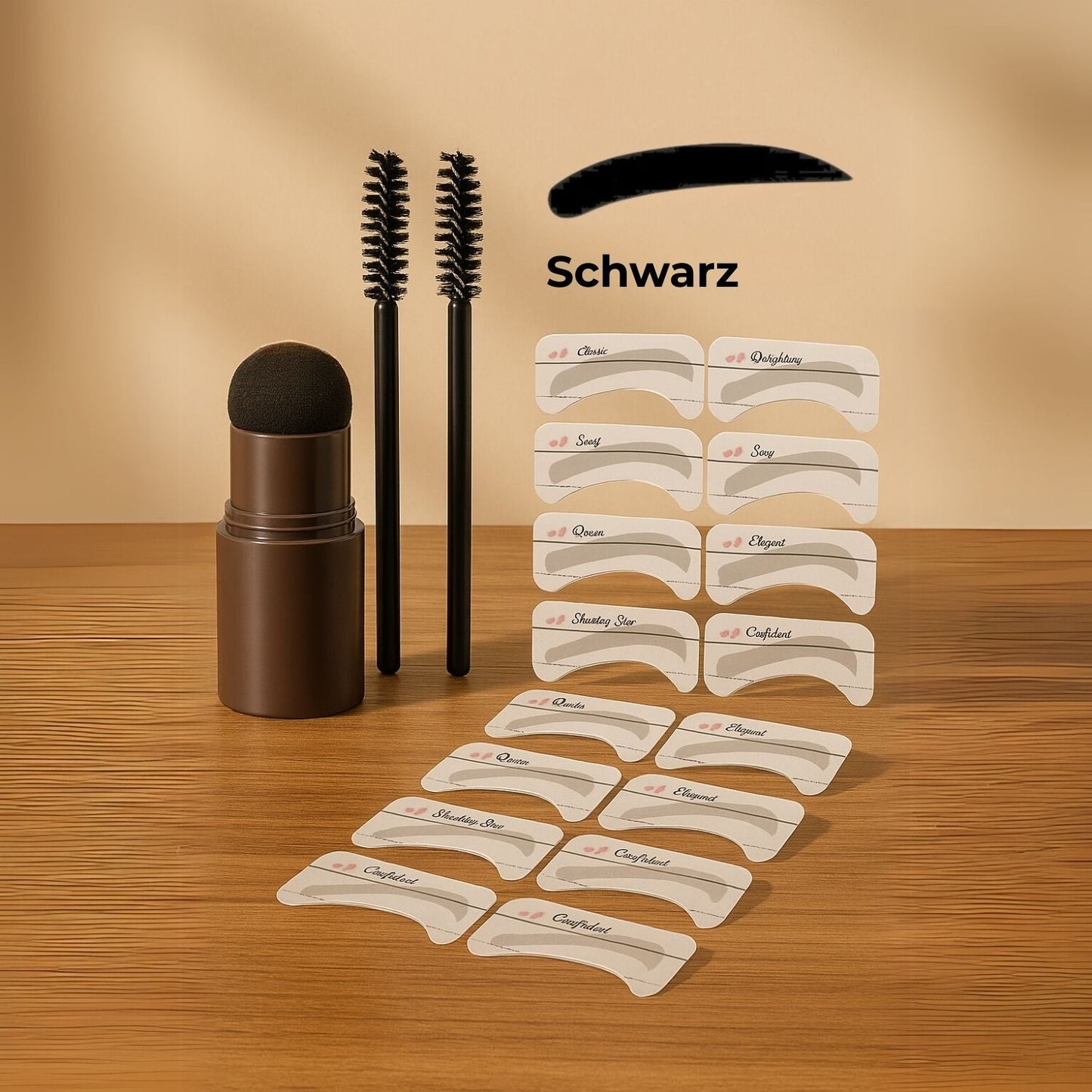 BrowStamp™ - Augenbrauenstempel-Styling-Set