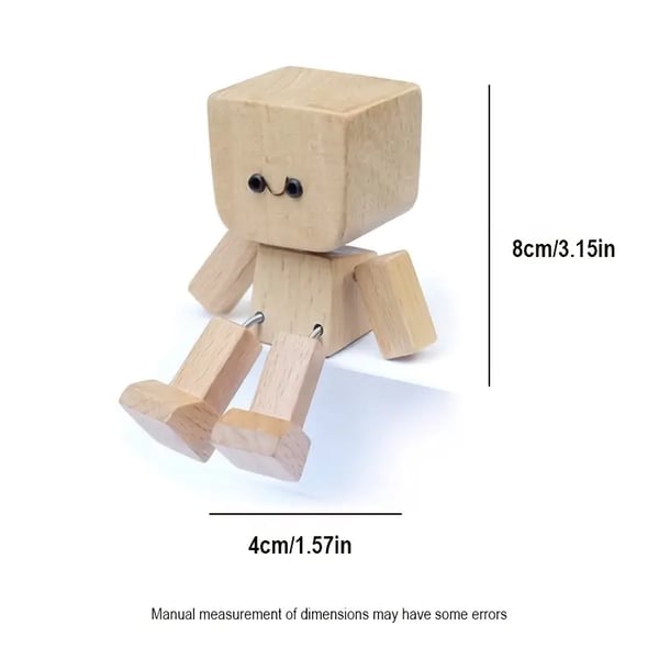 HappyTimber – Holzschwingfigur mit 12 magnetischen Emotionen