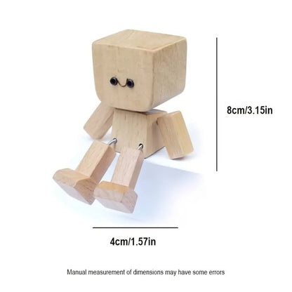 HappyTimber – Holzschwingfigur mit 12 magnetischen Emotionen
