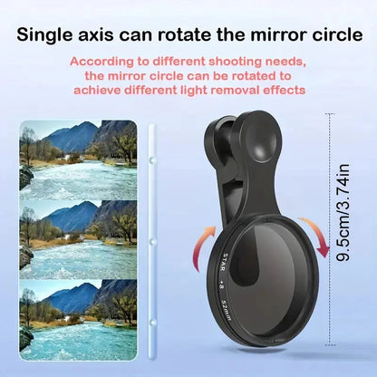 52mm CPL-Filter für Handy – Weniger Blendung & Bessere Farben
