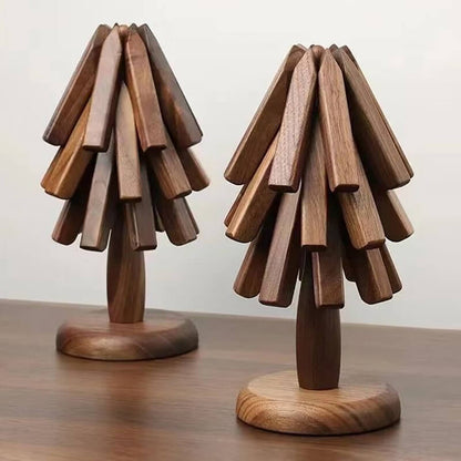 Künstlerische Walnussbaum Tischunterlage