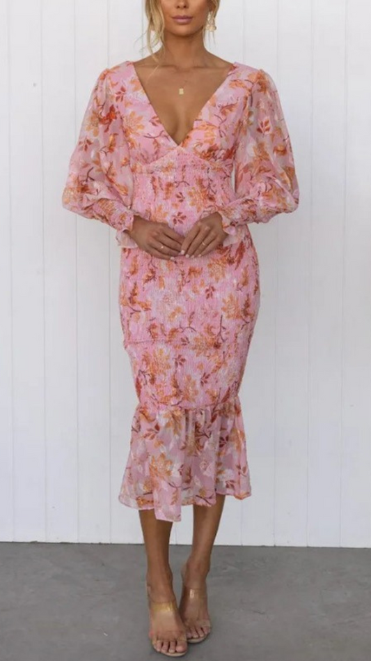 Tessa | Kleid mit V-Ausschnitt