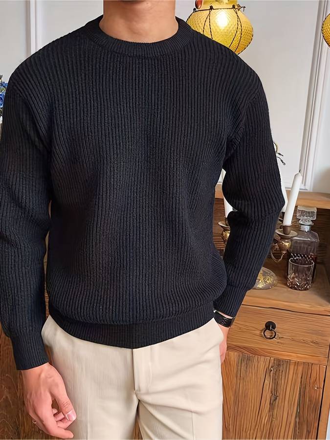 Warm gestrickter Pullover