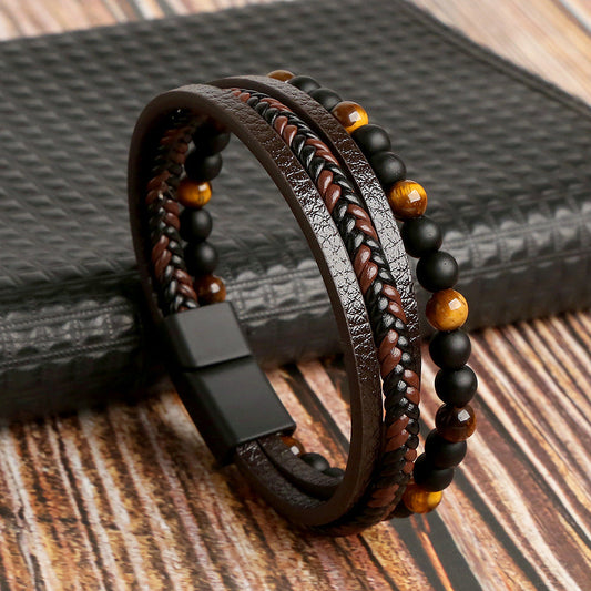 Grandiose Glamour | Lederarmband-Set