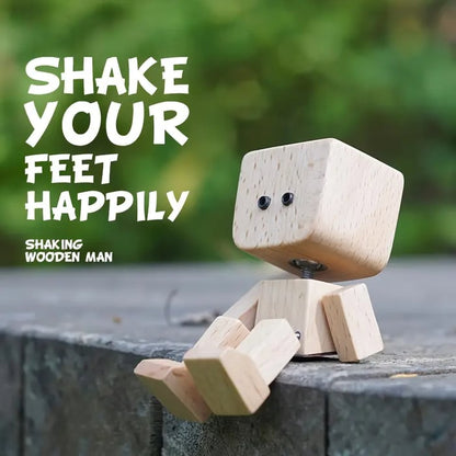 HappyTimber – Holzschwingfigur mit 12 magnetischen Emotionen