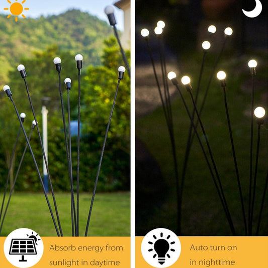 Solarbetriebene Glühwürmchenlichter