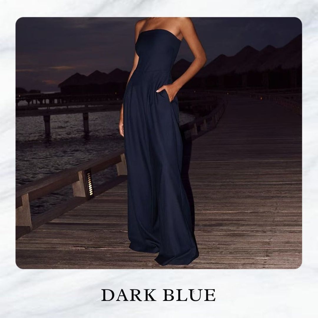 Lässiger ärmelloser Jumpsuit