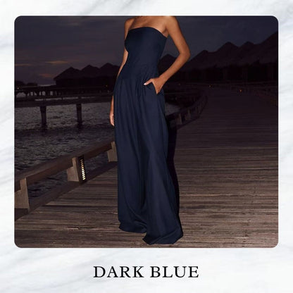 Lässiger ärmelloser Jumpsuit