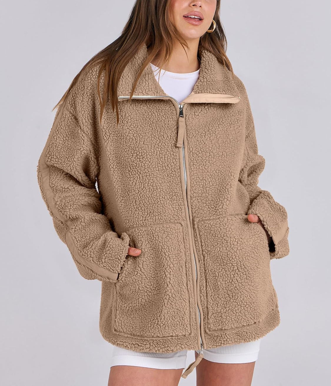 Luxus Fleece-Jacke