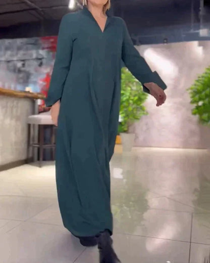 Verena™ Weiches Langes Stretchkleid