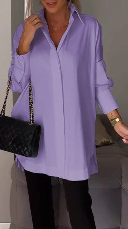 Lange Polo-Bluse