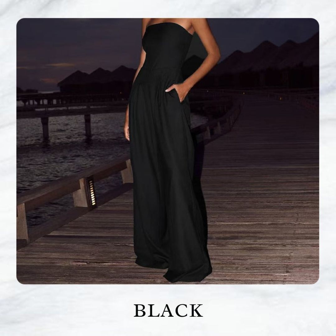 Lässiger ärmelloser Jumpsuit