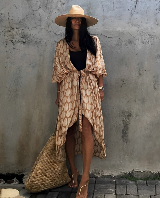 Palm Isle | Sexy Strang Kimono Badjas