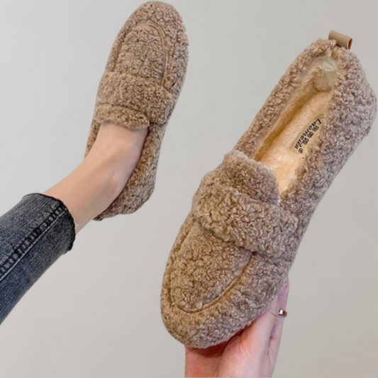 Camilla | Damen-Slipper aus weichem Plüsch