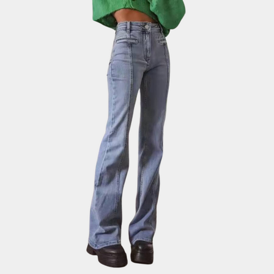 Janeska | Trendige Röhrenjeans mit Sternchen-Print